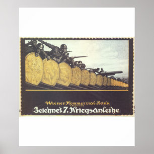 Oorlogslening 1917 Propaganda-Poster Poster