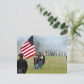 Oorlogsmaart na de overgang - Herdenking van de bu Briefkaart (Staand voorkant)