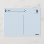 Oorlogsmaart na de overgang - Herdenking van de bu Briefkaart (Achterkant)