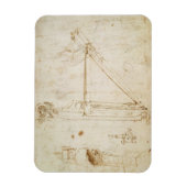 Oorlogsmachine (potlood op papier) magneet (Verticaal)