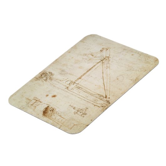 Oorlogsmachine (potlood op papier) magneet (Linkerzijde)