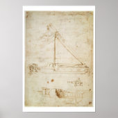 Oorlogsmachine (potlood op papier) poster (Voorkant)