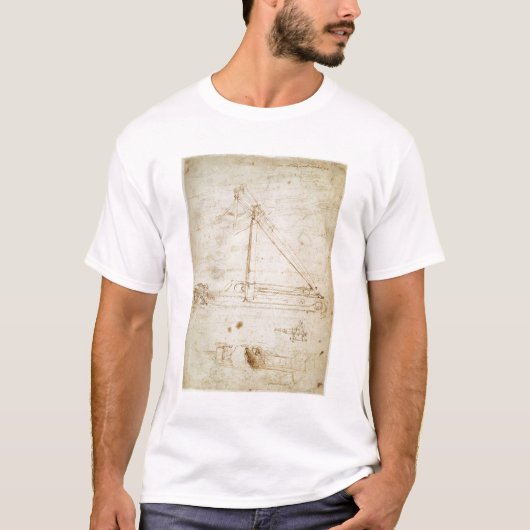 Oorlogsmachine (potlood op papier) t-shirt (Voorkant)