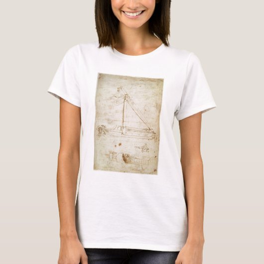 Oorlogsmachine (potlood op papier) t-shirt (Voorkant)