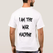 Oorlogsmachine T-shirt (Achterkant)