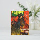 Oorlogsmeisje op Mars Briefkaart (Staand voorkant)