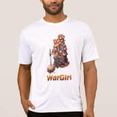 oorlogsmeisje t-shirt (Voorkant)
