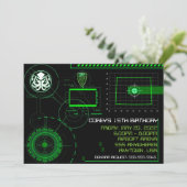 Oorlogsmilitaire luchthaven 5x7 Nodig Wyoming uit Kaart (Staand voorkant)