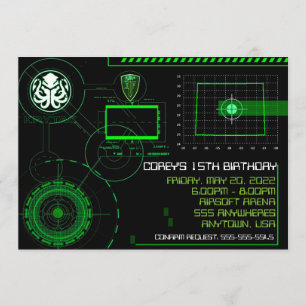 Oorlogsmilitaire luchthaven 5x7 Nodig Wyoming uit Kaart