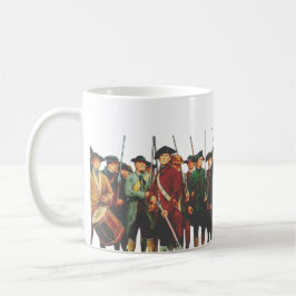 Oorlogsmilitie Minutemen Amerikaanse Revolutie 177 Koffiemok
