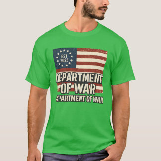 Oorlogsministerie Opgericht 2025 Opnieuw Opgericht T-shirt