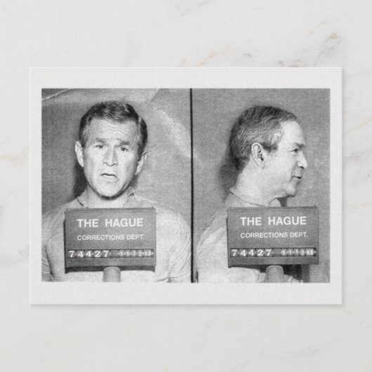 Oorlogsmisdaden Briefkaart (Voorkant)