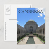 oorlogsmonument canberra briefkaart (Voorkant / Achterkant)