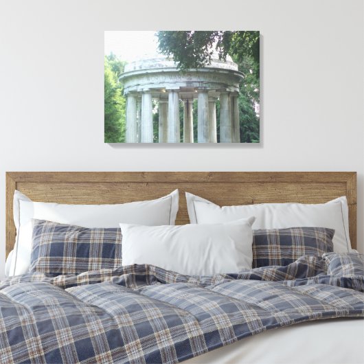 Oorlogsmonument van het District of Columbia Canvas Afdruk (Insitu (Slaapkamer))