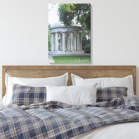 Oorlogsmonument van het District of Columbia Canvas Afdruk (Insitu (Slaapkamer))