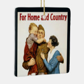 Oorlogsobligatie voor de Victory Liberty Loan Keramisch Ornament (Rechts)