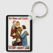Oorlogsobligatie voor de Victory Liberty Loan Sleutelhanger (Achterkant)