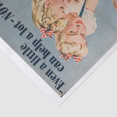  oorlogsobligaties moeder en dochter  tissuepapier (Detail)