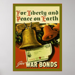 Oorlogsobligaties ~ WW2-Poster Poster