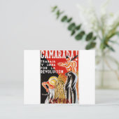 Oorlogsoorlog in Spanje, oorspronkelijk poster CNT Briefkaart (Staand voorkant)