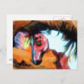 oorlogspaard 2 briefkaart (Voorkant / Achterkant)