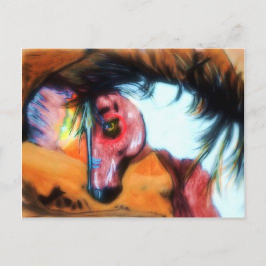 oorlogspaard 2 briefkaart (Voorkant)