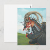 oorlogspaard briefkaart (Voorkant / Achterkant)