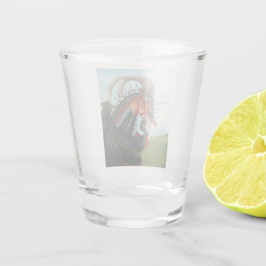 oorlogspaard shot glas (Achterkant)