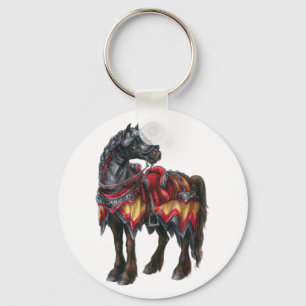 Oorlogspaard Sleutelhanger