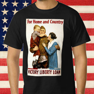 Oorlogspatriottische soldaat voor Victory Liberty  T-shirt