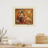 Oorlogsponies Poster (Keuken)