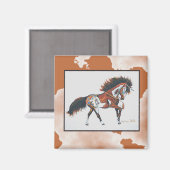 oorlogspony magneet (Voorkant / Achterkant)