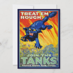 Oorlogsposter voor rekrutering van militairen met 