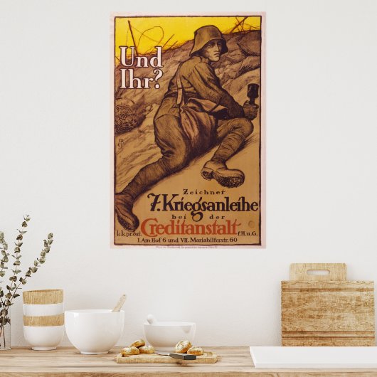  oorlogsposters uit Duitsland Poster (Keuken)