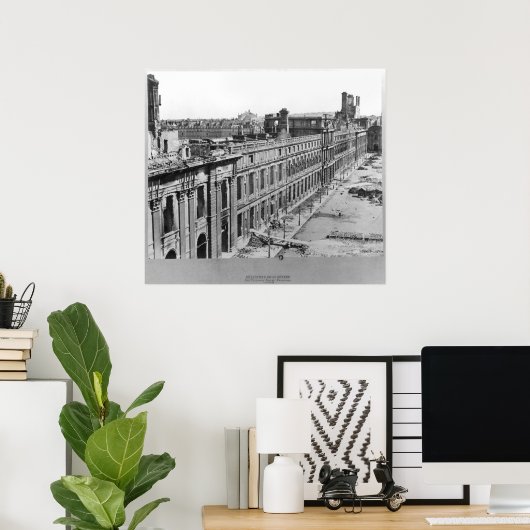 Oorlogsrampen Poster (Thuiskantoor)