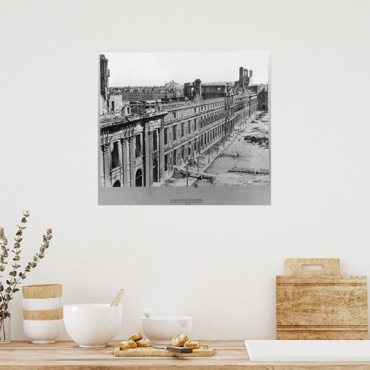 Oorlogsrampen Poster (Keuken)