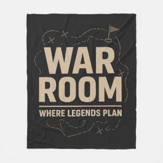 Oorlogsruimte Mentaliteit — Focus, Strategie & Dis Fleece Deken