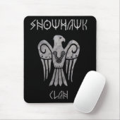 Oorlogsschade Snowhawk Runic mousepad Muismat (Met muis)