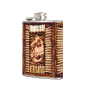 Oorlogsschedel Heupfles (Links)