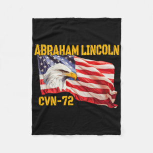 Oorlogsschip Abraham Lincoln CVN-72 Vliegtuig Carr Fleece Deken