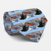 Oorlogsschip onderzeeboot poster Zee Stropdas (Opgerold)