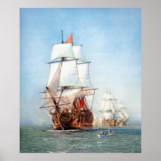 oorlogsschip Victory Poster (Voorkant)