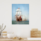 oorlogsschip Victory Poster (Keuken)