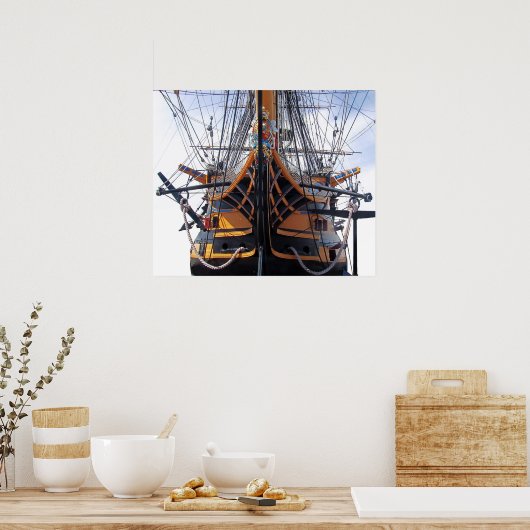 Oorlogsschip[ Victory's Board Poster (Keuken)