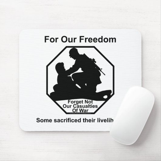 Oorlogsslachtoffers. Muismat (Met muis)