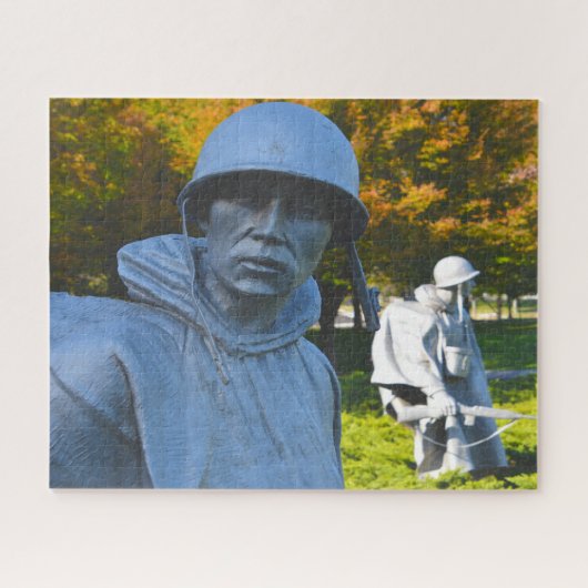 Oorlogssoldaat Herdenkingsmonument Washington Legpuzzel (Horizontaal)