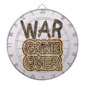 Oorlogsspel voorbij dartbord (Voorkant)