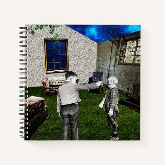 oorlogsspelen notitieboek (Voorkant)