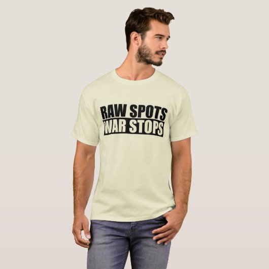 Oorlogsstoppen T-shirt (Voorkant volledig)