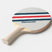 Oorlogsstrips met naam tafeltennisbatje (Voorkant Gekanteld)